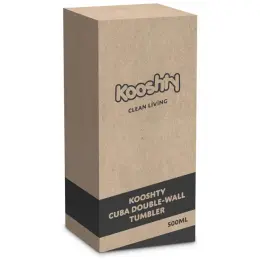 Kooshty Cuba Plastic Double-Wall Tumbler Gift Box